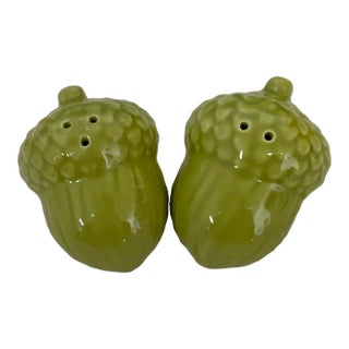 Vintage Acorn Salt and Pepper Shakers - a Pair For Sale