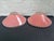 Vintage Art Deco Pink Satin Glass Ceiling Light Shades, Floral Relief, Circa 1935–1945 - a Pair For Sale - Image 4 of 12