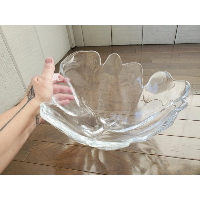 Vintage Handmade Glass Bowl For Sale In Monterey, CA - Image 6 of 8