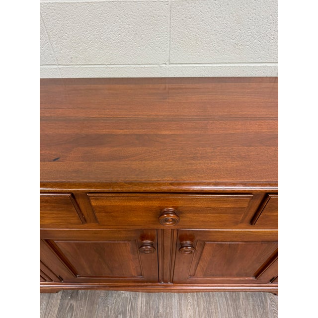 Vintage American Traditional or Country Style Mahogany Buffet Sideboard For Sale - Image 12 of 14