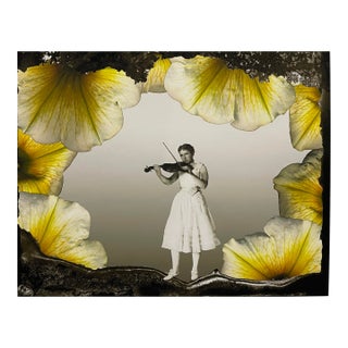 2011 Kathleen Campbell Relics From the Garden: Girl With Violin Photograph For Sale