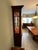 Brown Broyhill Mission Style Arts & Crafts Lighted China Cabinet Buffet For Sale - Image 8 of 12