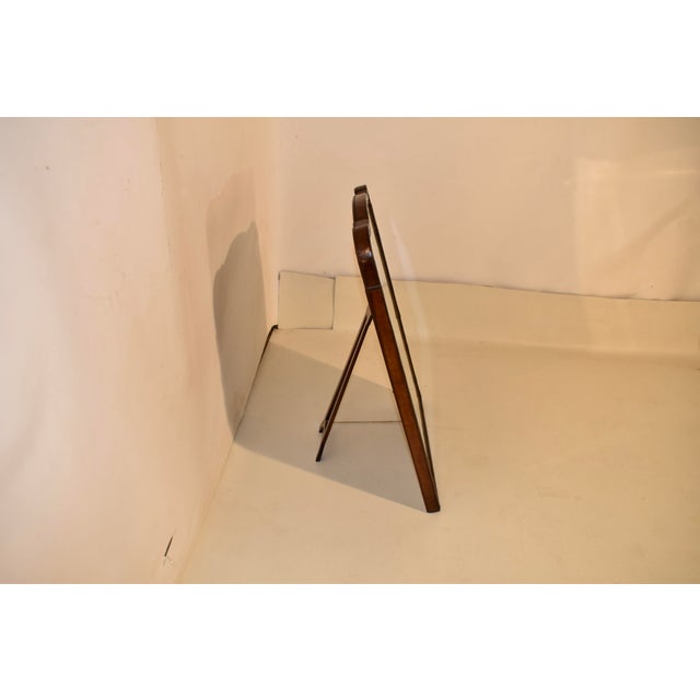 18th Century Queen Anne Walnut Mirror With Stand For Sale - Image 9 of 9