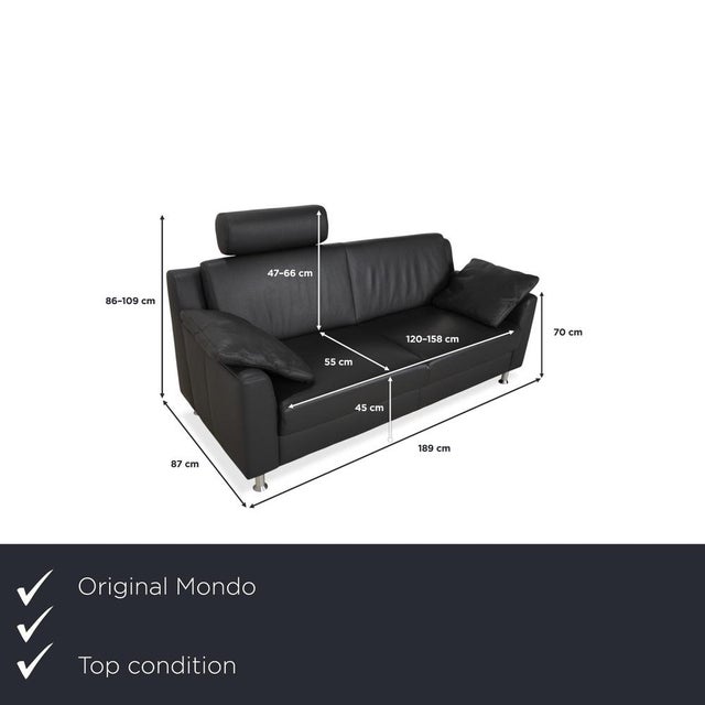 Mondo Two-Seater: Compact Class with Added Comfort. This sofa from the popular furniture brand Mondo proves that you don't...