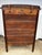 1920s Northern Furniture Co. Flame Mahogany 5-Drawer Highboy Dresser – Restored Patina For Sale - Image 10 of 12
