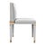 Not Yet Made - Made To Order "Perla" Chair With Stainless Steel, Bronze Details, Handmade For Sale - Image 5 of 9