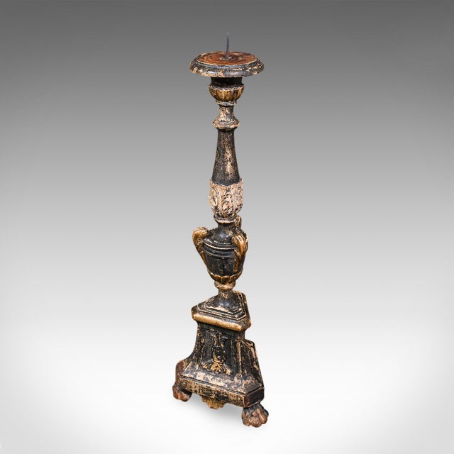 Early 19th Century Antique Candle Pricket, English, Ebonised, Candlestick, Centrepiece, Georgian For Sale - Image 5 of 12