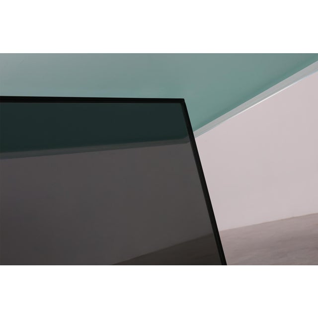 Mid-Century Modern Italian Mirror and Glass Coffee Table by Nanda Vigo for Acerbis, 1971 For Sale - Image 3 of 11