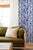 Floral & the Frog Chinoiserie Grasscloth Wallpaper by House Party | Azure Blue | 6 Yards For Sale - Image 4 of 7