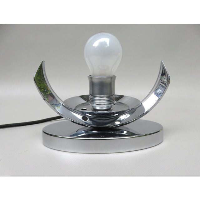 Small Art Deco Chrome Plated Table Lamp from WMF Ikora, 1920s For Sale - Image 13 of 17