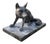 Vintage Cast Iron Sitting Fox Garden Statue For Sale - Image 4 of 9