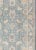 Turkish Oushak Rug With Floral Design in Light Steel Blue and Coral Accent For Sale - Image 4 of 12