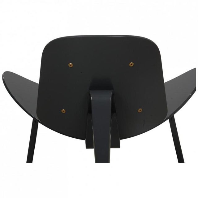 Grey CH-07 Shell Chair by Hans Wegner For Sale - Image 4 of 18