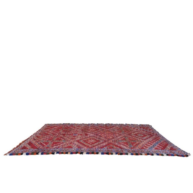 Moroccan 1980's Moroccan Beni M'Guild Wool Rug For Sale - Image 3 of 8