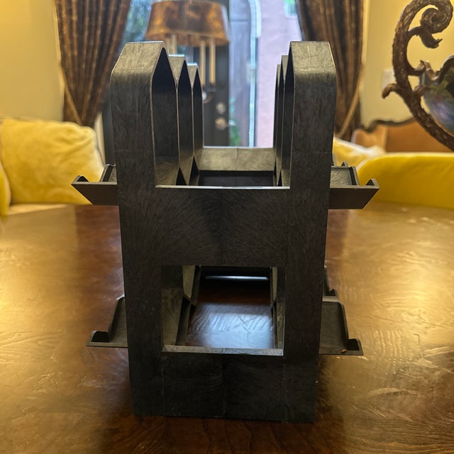 Vintage 1960s Modernist Plastic Wine Rack Mid Century Modern Atomic Switzerland For Sale In Miami - Image 6 of 7