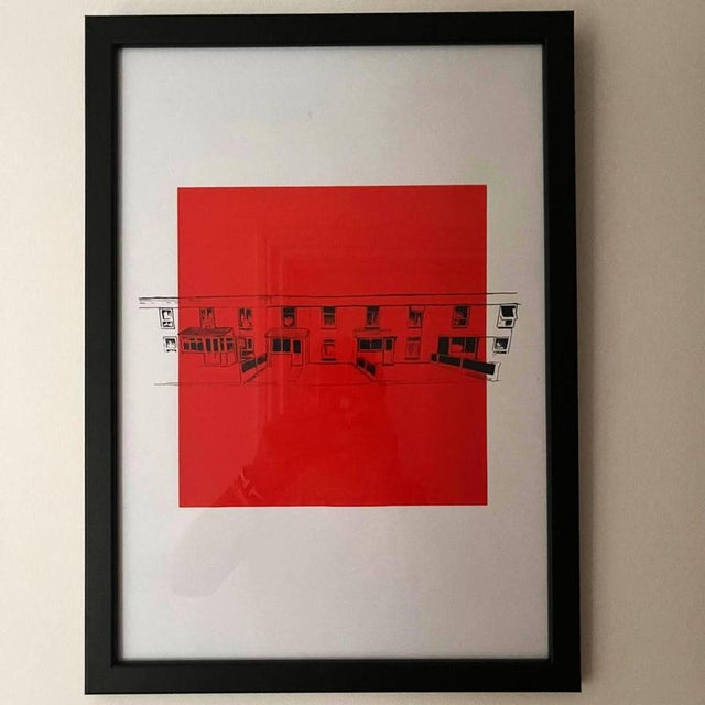 Architectural Framed Screen Prints by Hannah Parkes, Set of 2 For Sale - Image 4 of 10