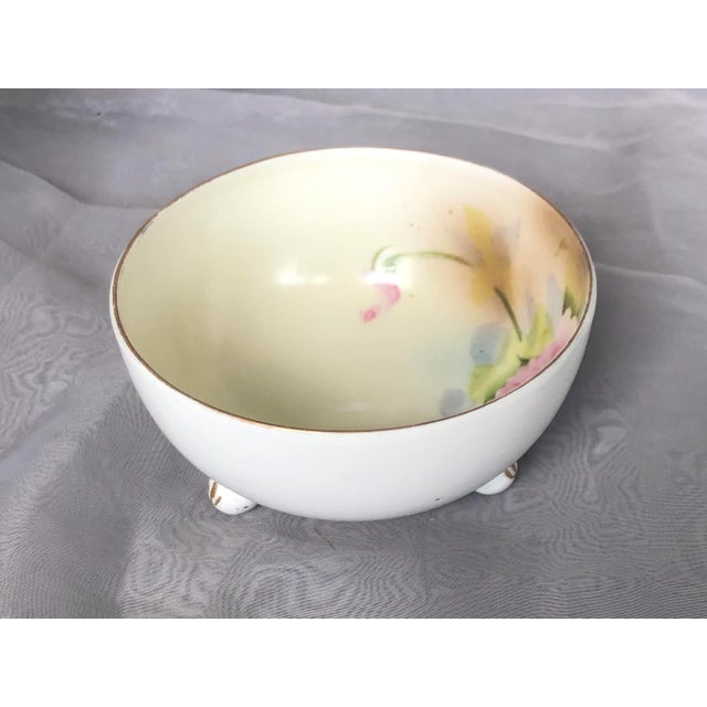 Nippon Hand Painted Decorative Bowl For Sale - Image 4 of 12