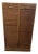 Oak Double-Column Roll-Top Filing Cabinet, 1950s For Sale