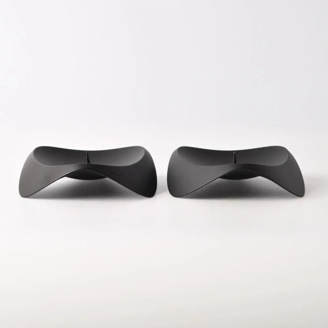 Modern Modern Papilio Candleholders by Klaus Rath for Stelton, 2000s, Set of 2 For Sale - Image 3 of 8