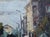 Realism 1980s City Landscape Urban Antique Oil Painting Original Soviet Art Ukrainian Artist Weaver 35-48 For Sale - Image 3 of 6