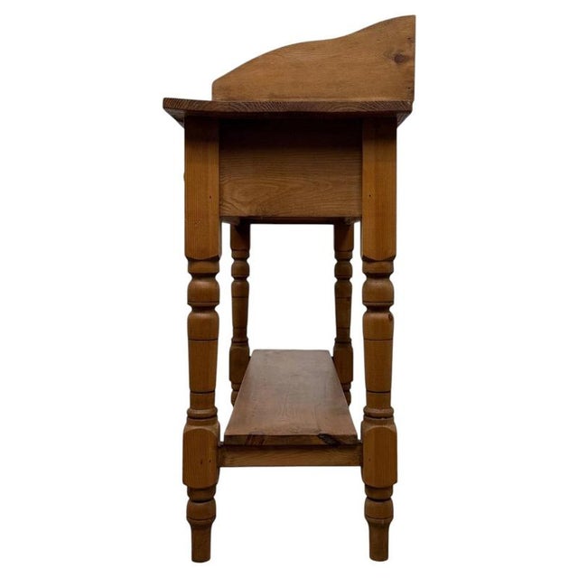 Antique English Pine Washstand, 1900s For Sale - Image 9 of 12