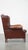English Dark Leather Wing Chair For Sale - Image 3 of 13