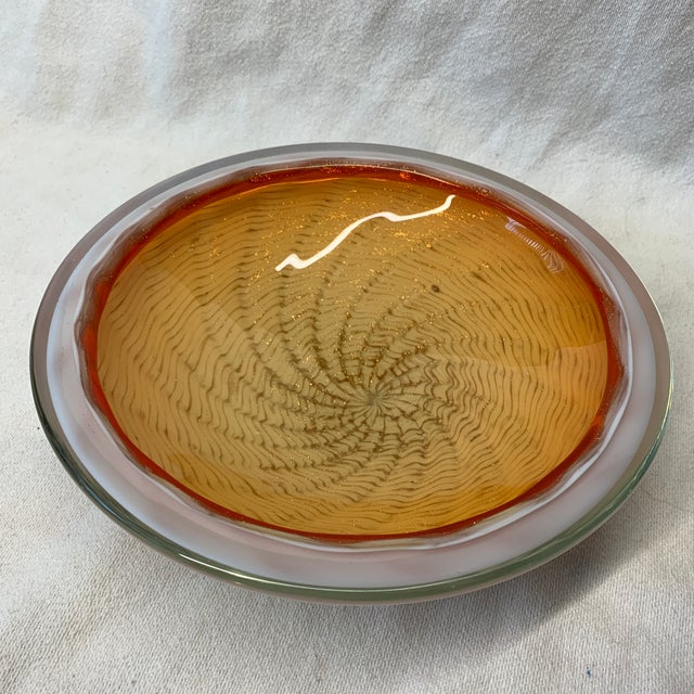 Elevate your space with this stunning piece of authentic mid-century Italian craftsmanship. This vintage Murano hand-blown...