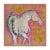 Contemporary Pink Lady by Donna Bernstein, Art Print in Gold Frame, Small For Sale - Image 3 of 3