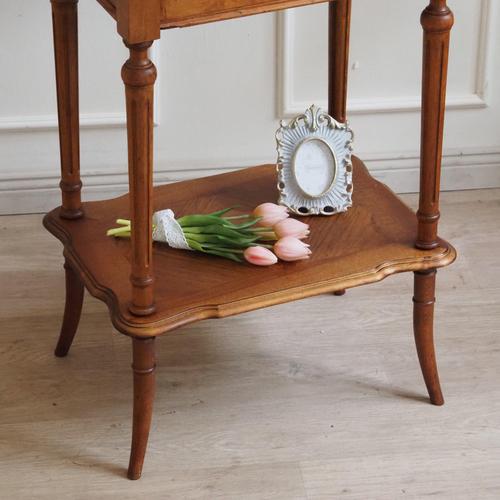 Dressing Table with Beveled Mirror For Sale - Image 10 of 17