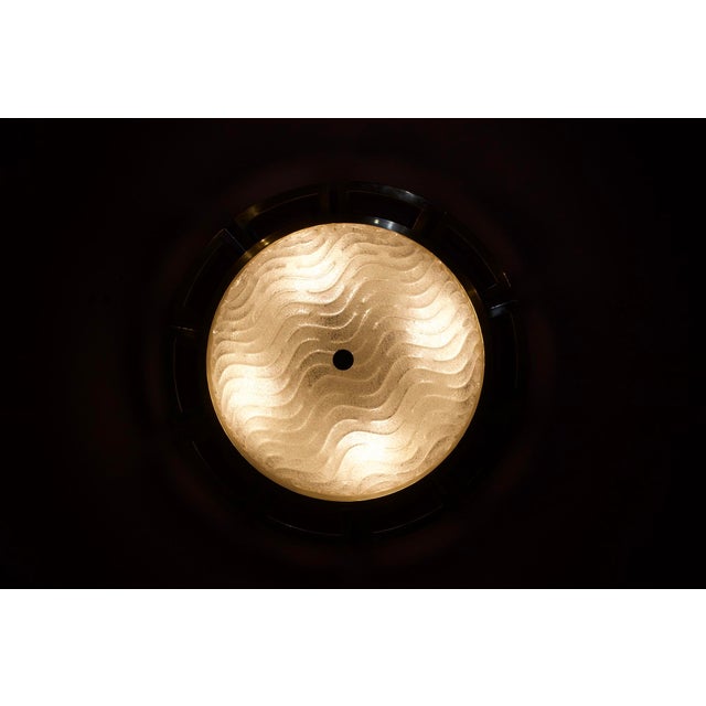 Large Wall Light Sun in Brass and Murano, 1970s For Sale - Image 11 of 13