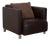Model 6300 Armchair in Brown Leather from Rolf Benz For Sale