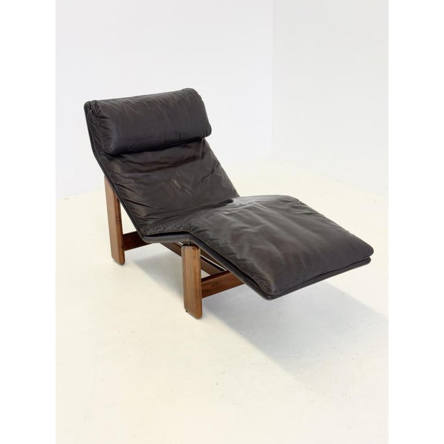 Brown Periplo Chaise Longue attributed to Tarcisio Colzani for Mobil Girgi, 1970s For Sale - Image 8 of 16