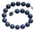 Natural Lapis Lazuli Necklace With Agate Druzy Clasp For Sale