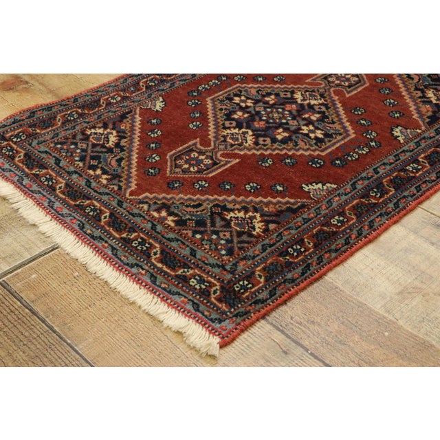 Mid 20th Century Vintage Persian Kashan Rug, 01'09 X 02'05 For Sale - Image 5 of 8