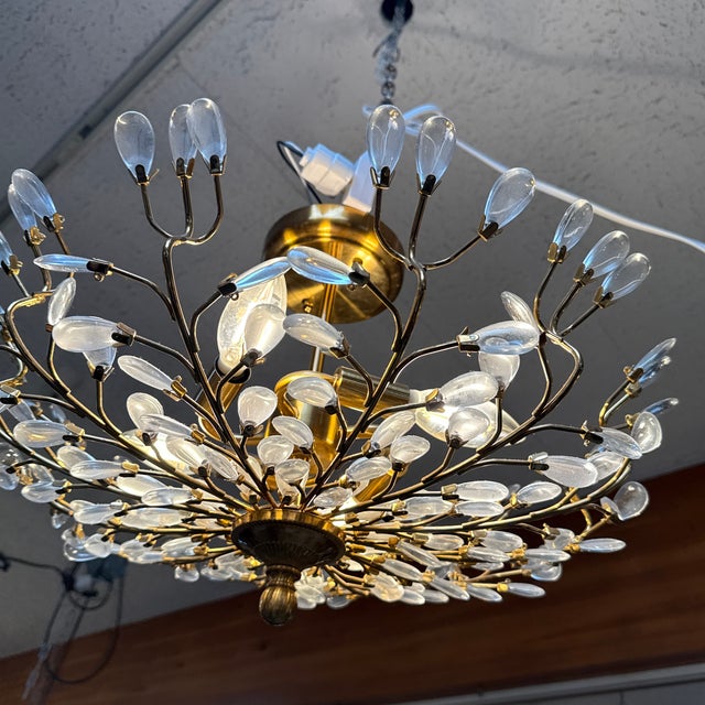 2010s Vienna Full Spectrum Brielle Semi Flush-Mount For Sale - Image 5 of 12