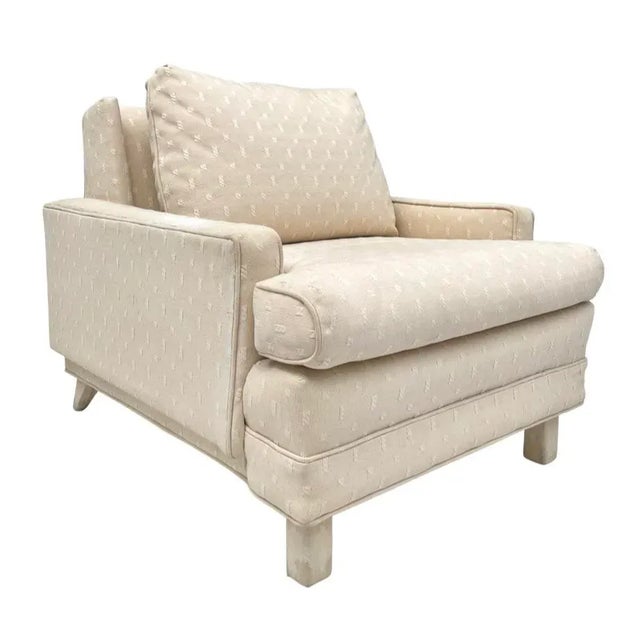 1950's Fully Upholstered Custom Club Lounge Chair For Sale - Image 13 of 13