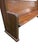 Mid 20th Century Carved Solid Oak Church Pew Bench With Cross Details – 75" For Sale - Image 10 of 17