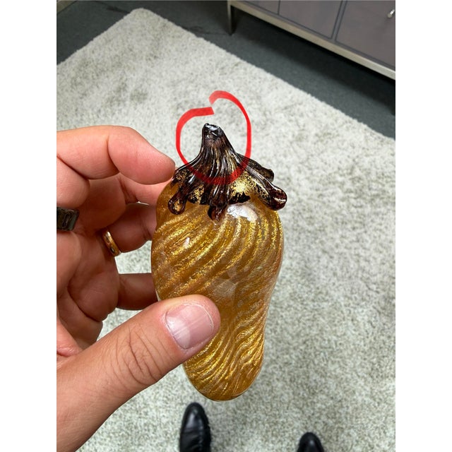 Italian Murano Art Glass Pepper Sculptures, Set of Two For Sale - Image 10 of 10