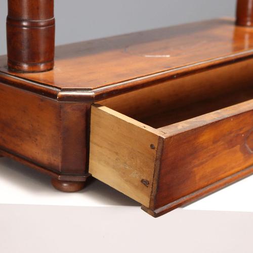 Late 19th Century Tabletop Mirror in Walnut For Sale - Image 3 of 9