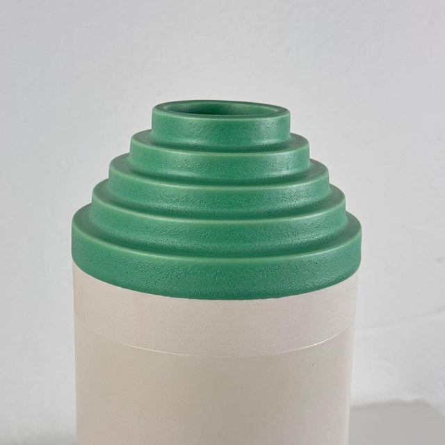 Green Scalino Gradino Vase by Ettore Sottsass for Bitossi, 1958 For Sale - Image 8 of 12