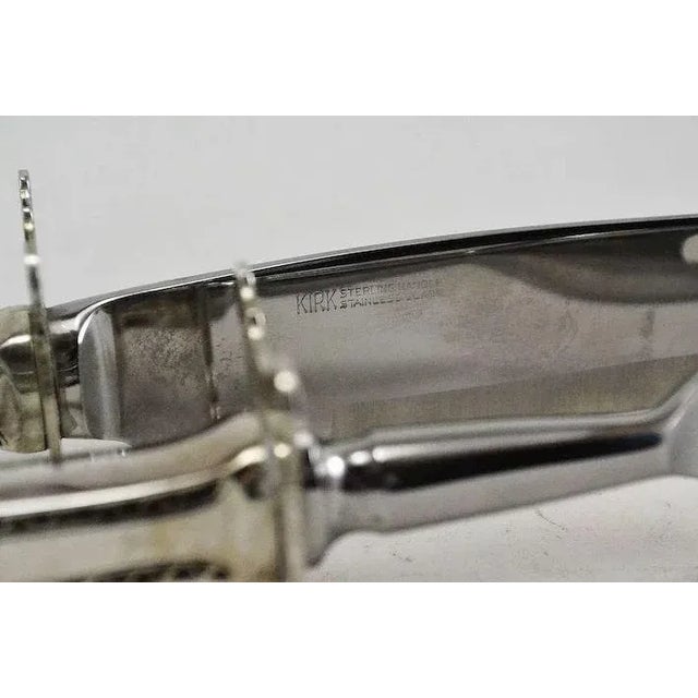 Metal Large Winslow Pattern S Kirk & Son Sterling Silver Carving Set For Sale - Image 7 of 10