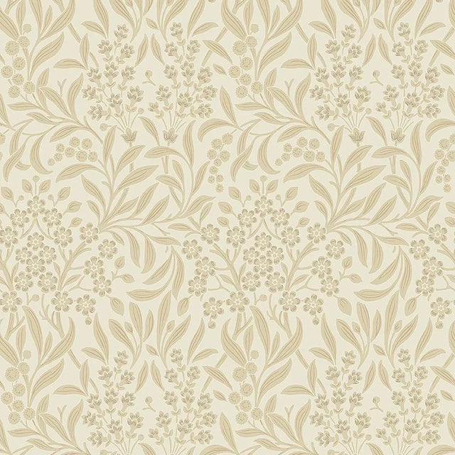 2020s Boråstapeter Kryddhyllan Wallpaper in Ivory For Sale - Image 5 of 5