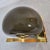 Brown 1980s Pair of Brown Glass and Brass Sconces, Mid Century Modern For Sale - Image 8 of 12