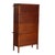 Brown Arts & Crafts Macey Satinwood Banded Mahogany Barrister Bookcase C1920 For Sale - Image 8 of 16
