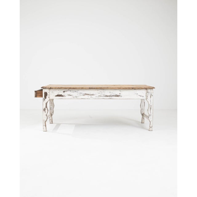 1900s French Wood Patinated Dining Table For Sale - Image 17 of 18