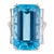 Contemporary Mid Century 23.70 Carat Santa Maria Aquamarine Diamond Platinum Cocktail Ring, Size 7.25 For Sale - Image 3 of 6