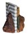 Pair. of Vintage Organic Wooden Bookends. They look great in a bookcase.