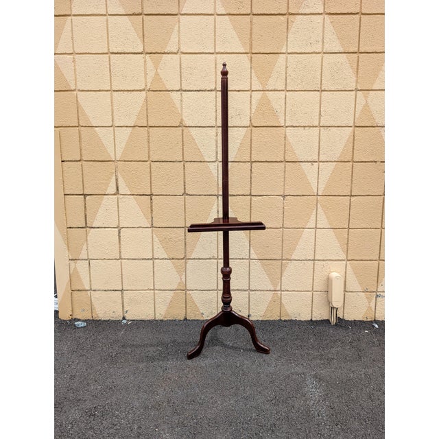 Mid 20th Century Vintage Wooden Easel / Cherry Finish Adjustable Tripod Painting Easel/Wood Art Easel For Sale - Image 5 of 9