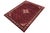 Shabby Chic Persian Tabriz Red/Beige Wool Rug - 7'0'' X 9'8'' For Sale - Image 9 of 10