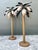 Contemporary Vintage Punch Cut Tole Palm Trees - A Pair For Sale - Image 3 of 12
